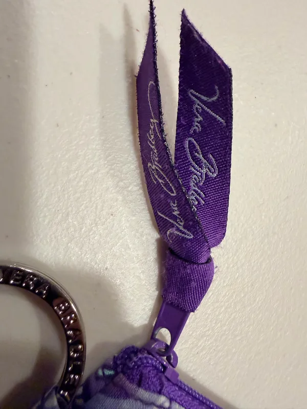 Vera Bradley | Lilac Tapestry, zip ID case.  - Image 3