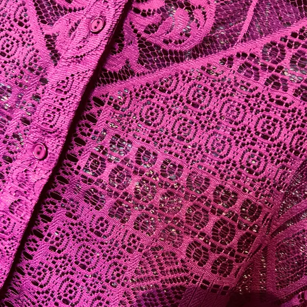 Cato All Over Lace Top Tunic Blouse 14/16W Burgundy Cover Up Overlay Fairy Boho - Image 7