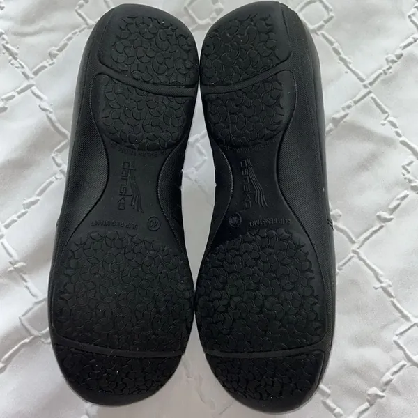 Dansko Linley Slip Resistant Leather Platform Slip-On Shoes(Size 40) - Image 6