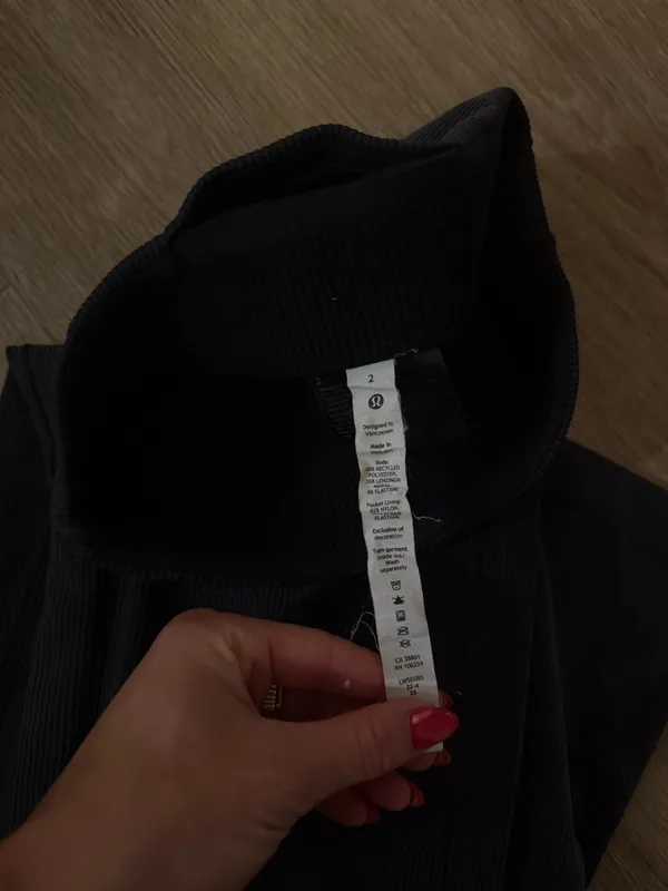 Lululemon Ribbed Flare Softstreme Pants - Image 2