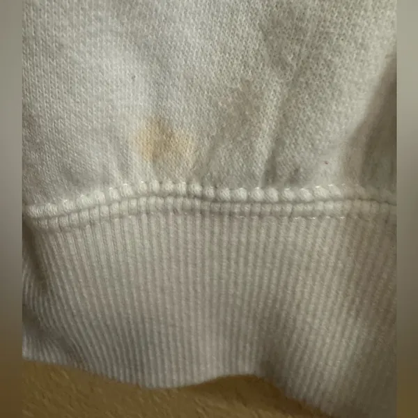 SHOW ME YOUR MUMU Women's Cream Crewneck Sweater with Red Lettering - Image 2