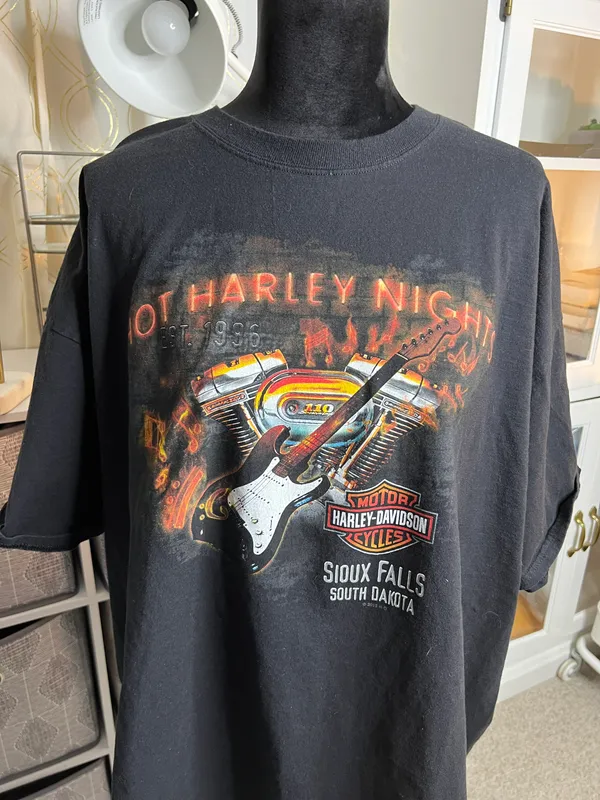 Harley Davidson Vintage Short Sleeve Tee Shirt - Image 2