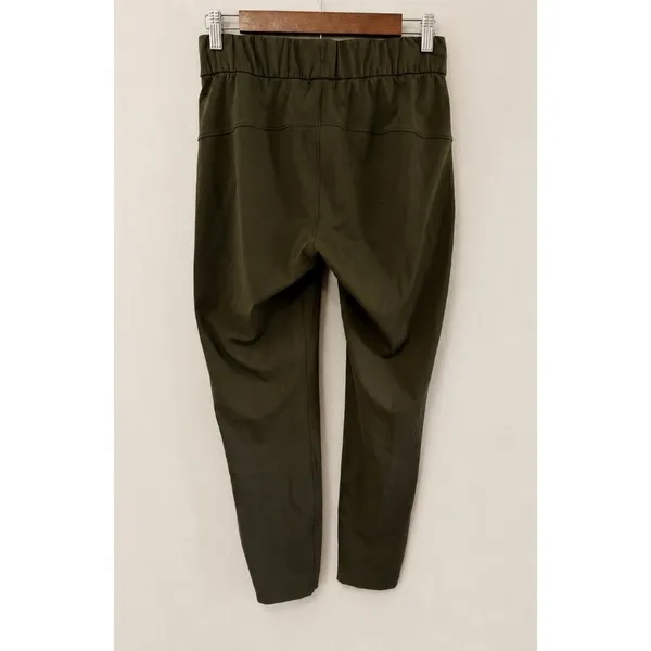 Lululemon On the Fly 7/8 Pant Dark Olive Green Luxtreme Drawstring Trousers Sz 4 - Image 4