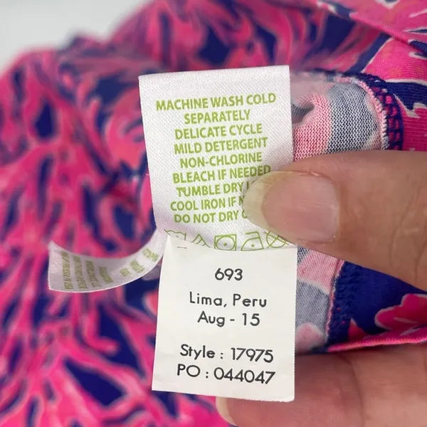 Lilly Pulitzer Alessia Did You Catch Dress Sz XXS Preppy Coastal Resort Pima - Image 10