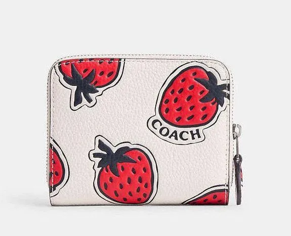 Coach Billfold Wallet With Strawberry Print - Image 11