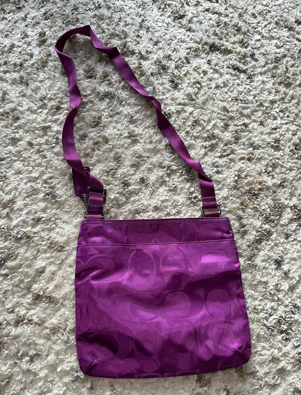 Coach Purple Crossbody Bag - Image 2