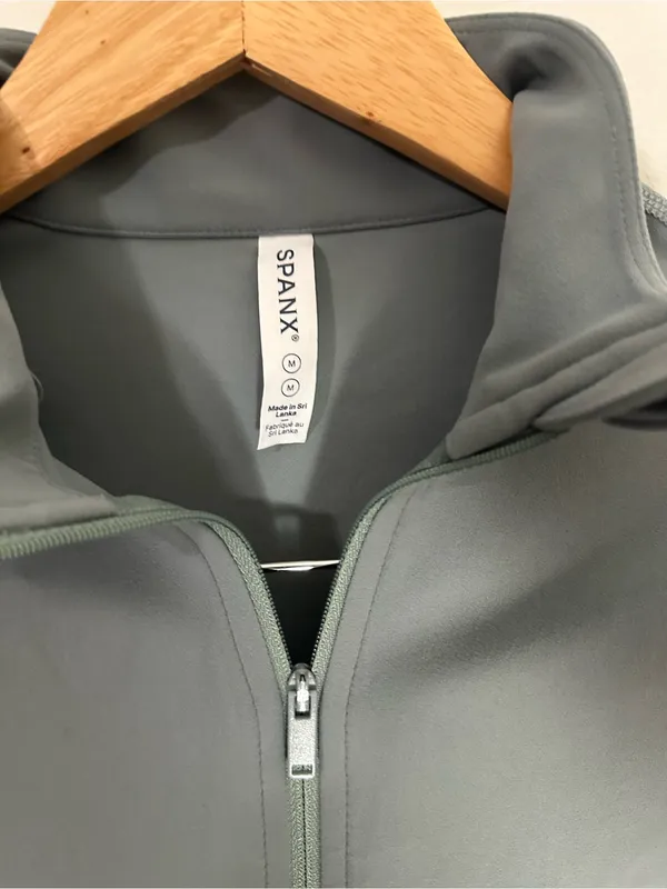 Spanx SPANXsmooth™ OnForm Full Zip Jacket medium Fennel - Image 3