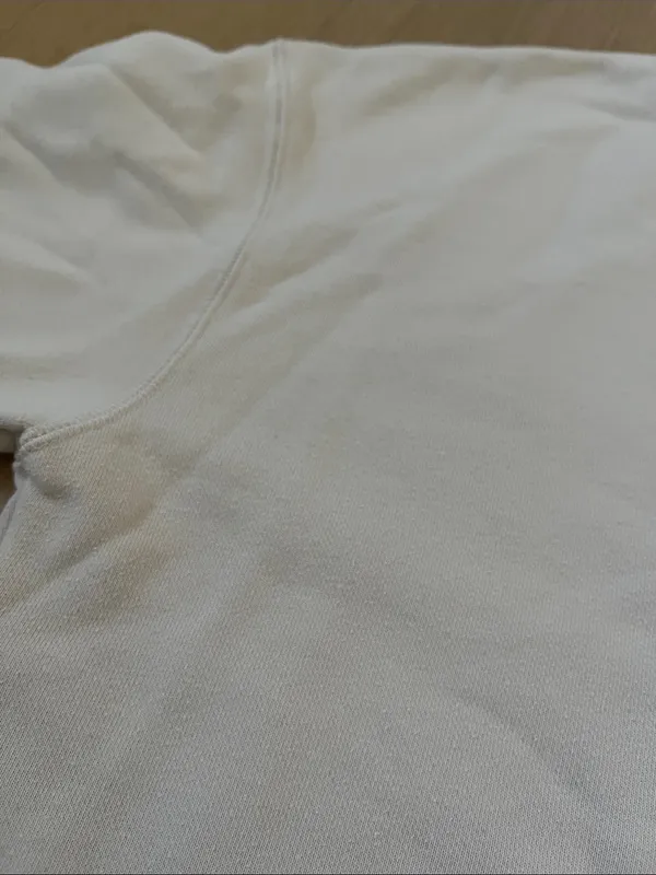 Uniqlo Cotton Crewneck Sweater in Beige Cream Women's XS Extra Small - Image 8