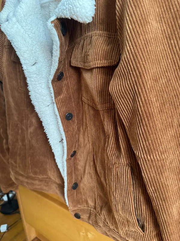 Curderoy jacket Brown Size L - Image 2
