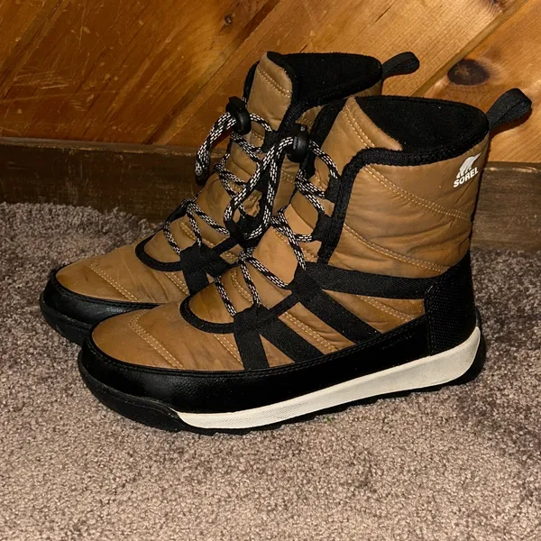Sorel Whitney II Short Lace unisex winter waterproof elk tan boots - Image 6
