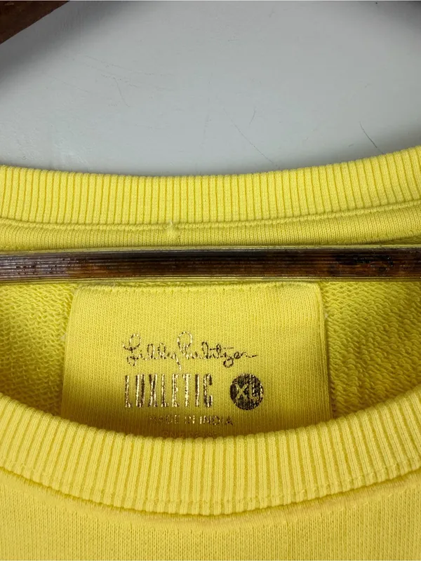 Lilly Pulitzer Beach Comber Pullover in Calla Yellow size xl - Image 5