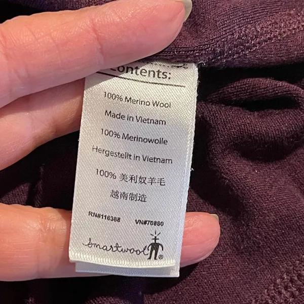 Smartwool Base Layer Top Wmn S Plum Merino Wool‎ Quarter Zip Gorpcore Activewear - Image 5