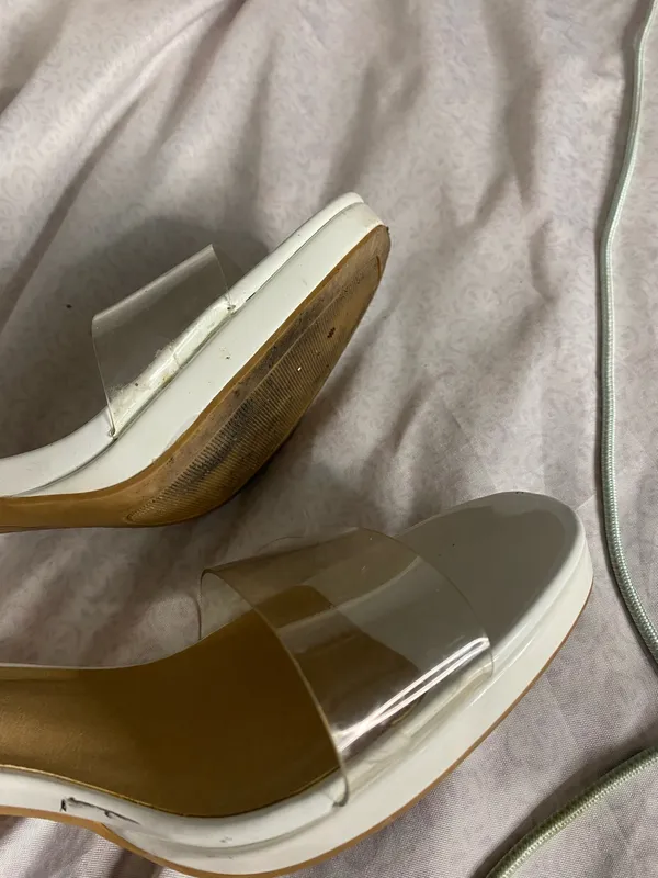 Chinese Laundry white high heels  - Image 7