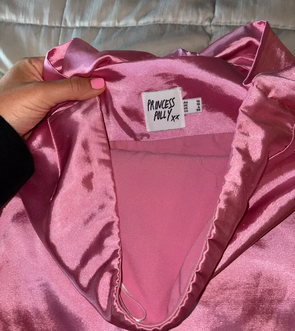 Princess Polly Satin Mini Dress - Image 3