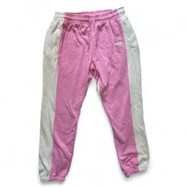 Gola x Anthropologie Midfield Joggers Pink Small Colorblock Athleisure Sport - Image 3