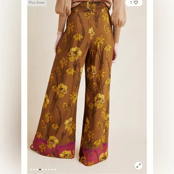 New Maeve Terrace Floral Pants Womens 4 - Image 4