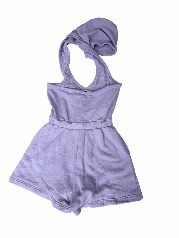 Free People Halter Hooded Romper size small, NWT - Image 4