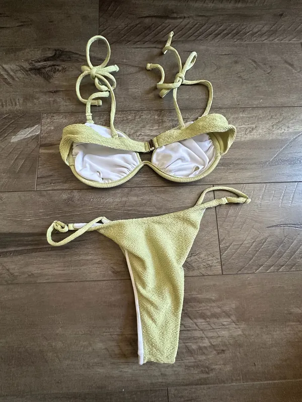 Bikini Set Yellow - Image 2