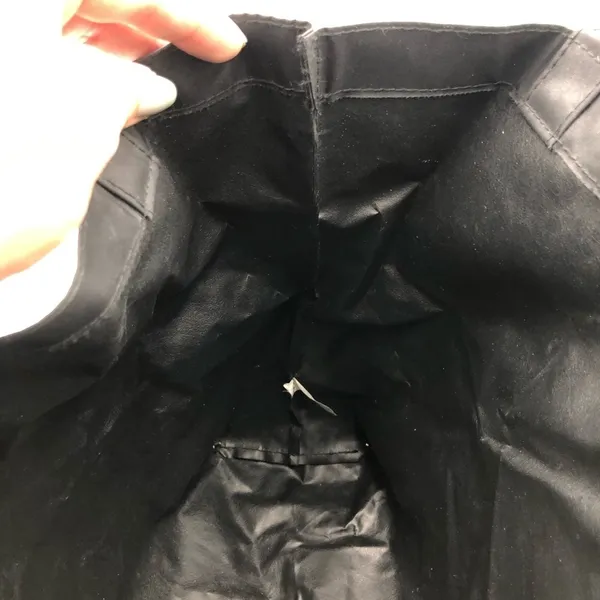 Vintage Vogue Plastic Black Tote Bag - Image 7