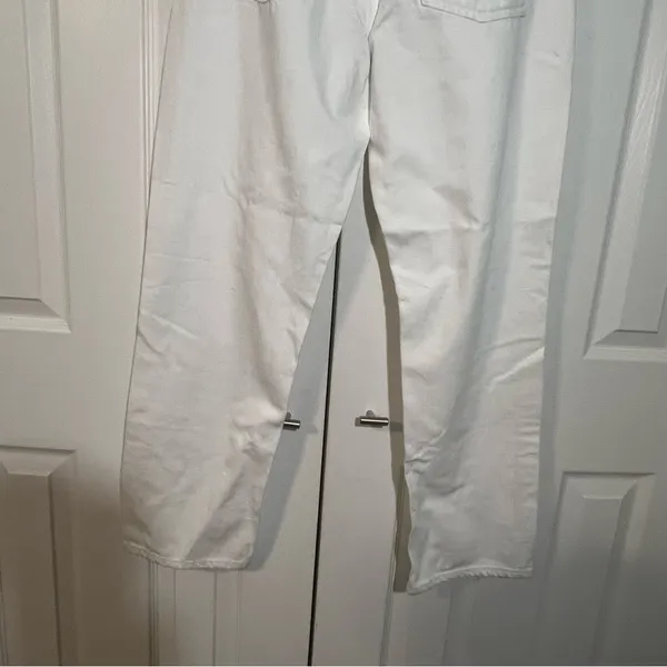 American Eagle white baggy jeans size - Image 6