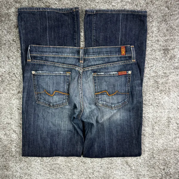 7 For All Mankind Denim Jeans Bootcut Women's 29 - Image 10