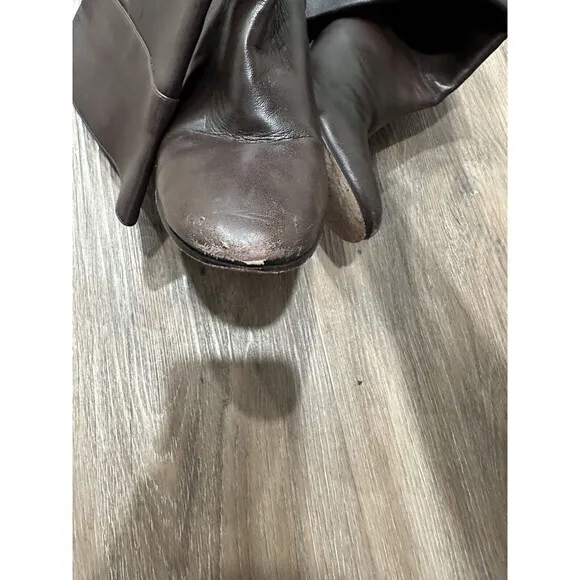 Kate Spade Shoes Womens Leather Size 9.5 M Brown Knee High Heeled‎ Boots - Image 7