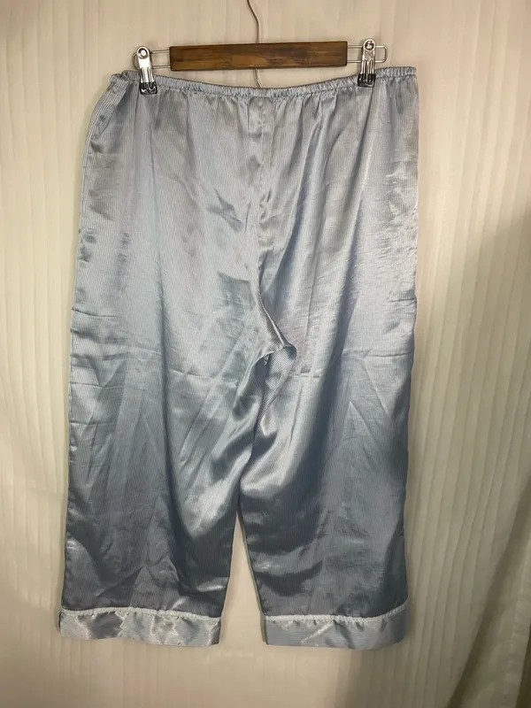 Secret Treasures Light Blue Satin Pajama Set - Image 9