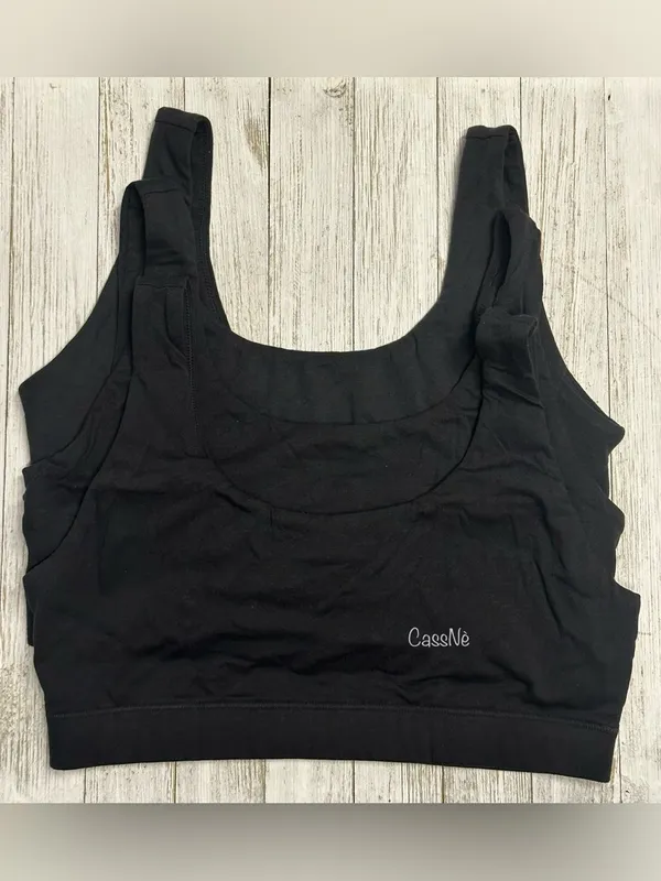 Quince Organic Cotton Tank Bralette Sz S - Image 2