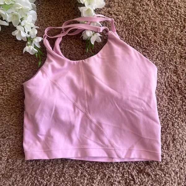 Pink Lululemon Align Cropped Tank Top - Image 8