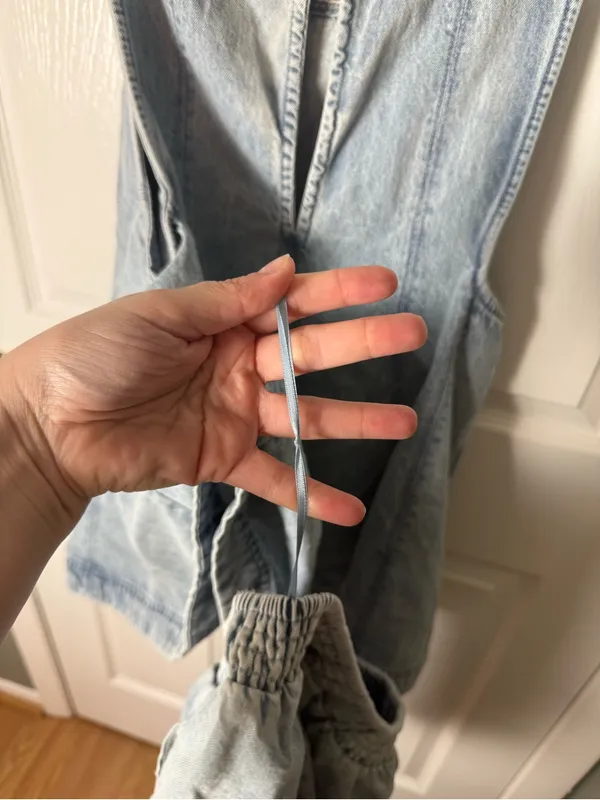 Free People Cassius Denim Set in Bleachout XS - Image 6