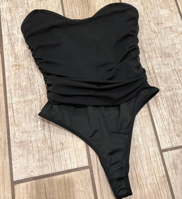 Bodysuit Tube Top Tank Top Shirt T-shirt Strapless Top Tee Slim Fit Mesh Top Corset - Image 2