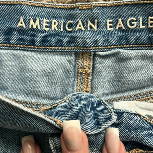 American Eagle Mom 4 Tall Distressed Jeans - Image 2