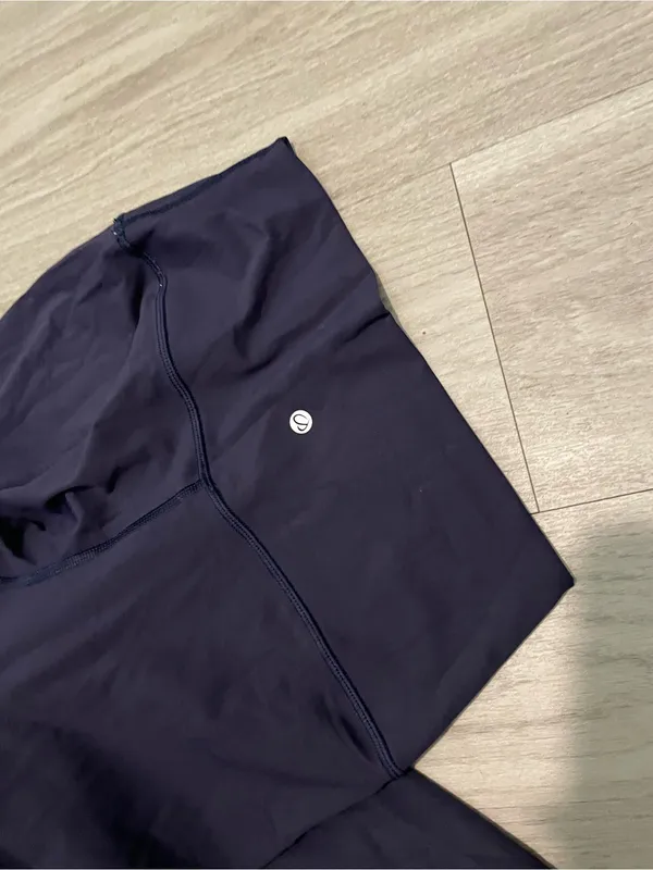 CRZ YOGA High-Waist Navy Performance Leggings - Image 2
