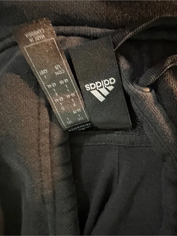 Adidas Black Logo Hoodie - Unisex Pullover Sweatshirt - Image 6