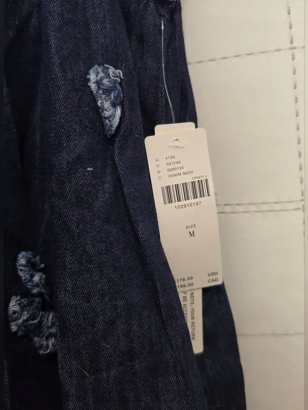 Anthropologie The Keiko Embroidered Denim Mini Dress by Maeve - Image 4