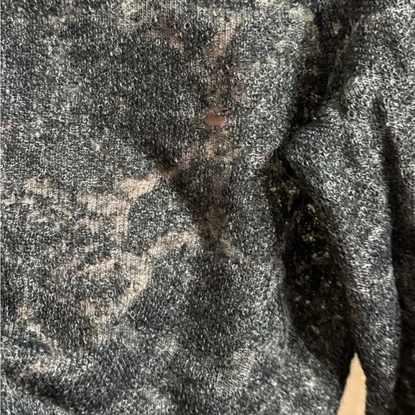 by Anthropologie Hanna Lace Merino Wool Mock‎ Neck Sweater Sz M Black Sheer - Image 15