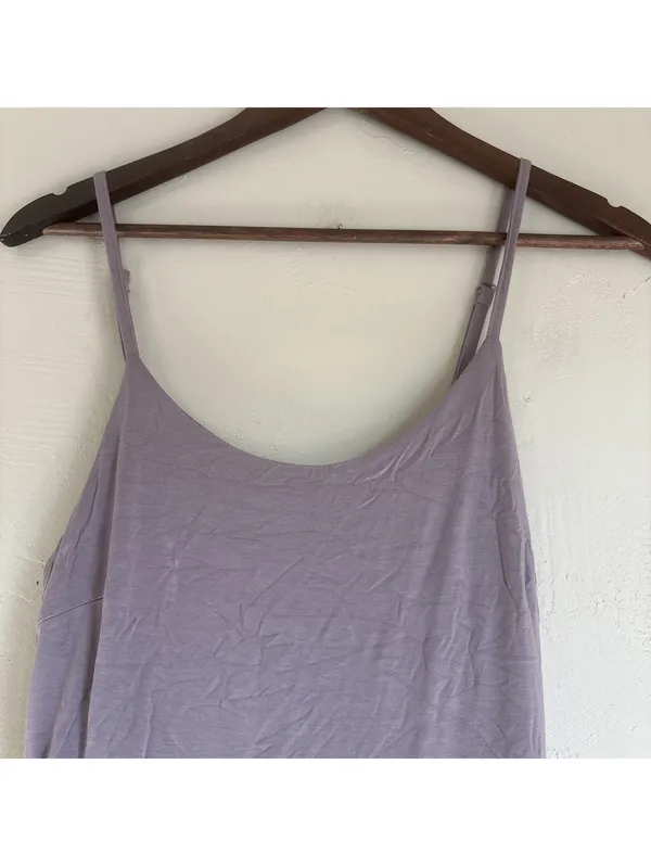 She + Sky NWT Women’s Size Large Mauve Lavender Wide Leg Cami Jumpsuit Romper - Image 3