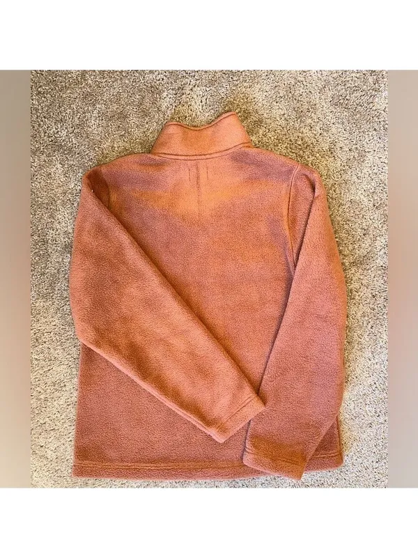 Telluride Clothing Company Fleece Snap Popover Sweater Large - Image 8