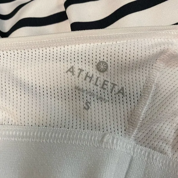 Athleta Mesh Striped‎ Racerback Tank Small Padded - Image 6
