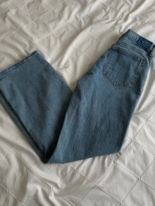 Abercrombie 90’s Relaxed Jean Blue Size 27 - Image 3