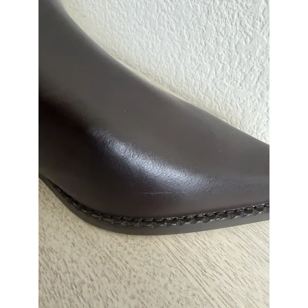 Michael Kors Noemie Women's Brown Leather Pull-On Ankle Bootie Pointed W 5.5 - Image 12