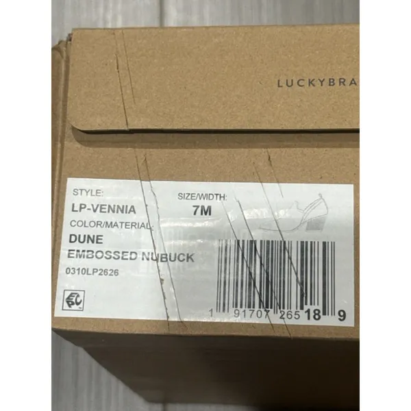 Lucky Brand LP-Vennia Dune Nubuck Leather Chelsea Ankle Booties Women’s 7 - Image 8