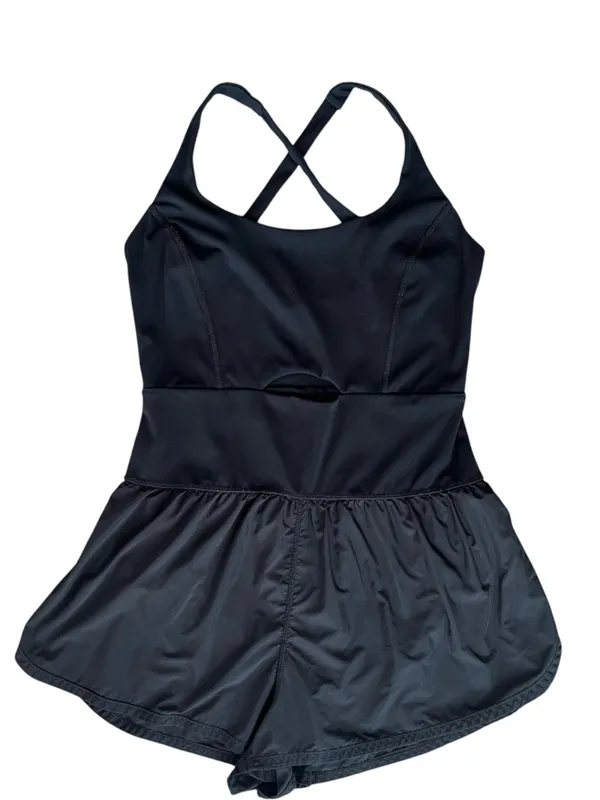 Free People FP Movement Women’s Righteous Runsie Black Racerback Shorts Romper M - Image 12