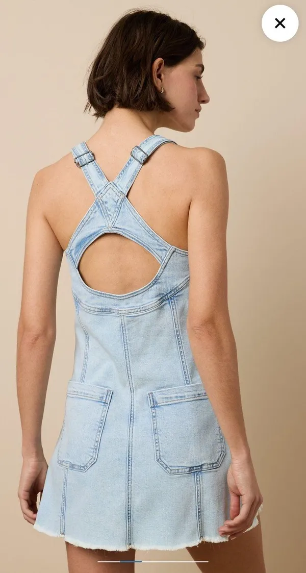 American Eagle Denim Mini Dress - Image 2