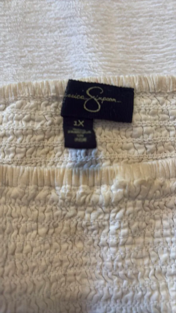 white puffed sleeve top Size XL - Image 2