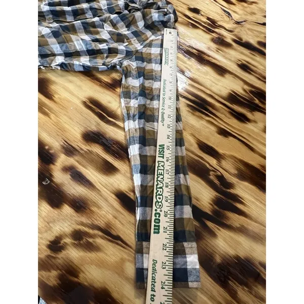 Lucky Brand Shirt Women Size Small Button‎ Up Plaid Back Buttons Preppy Modern - Image 14