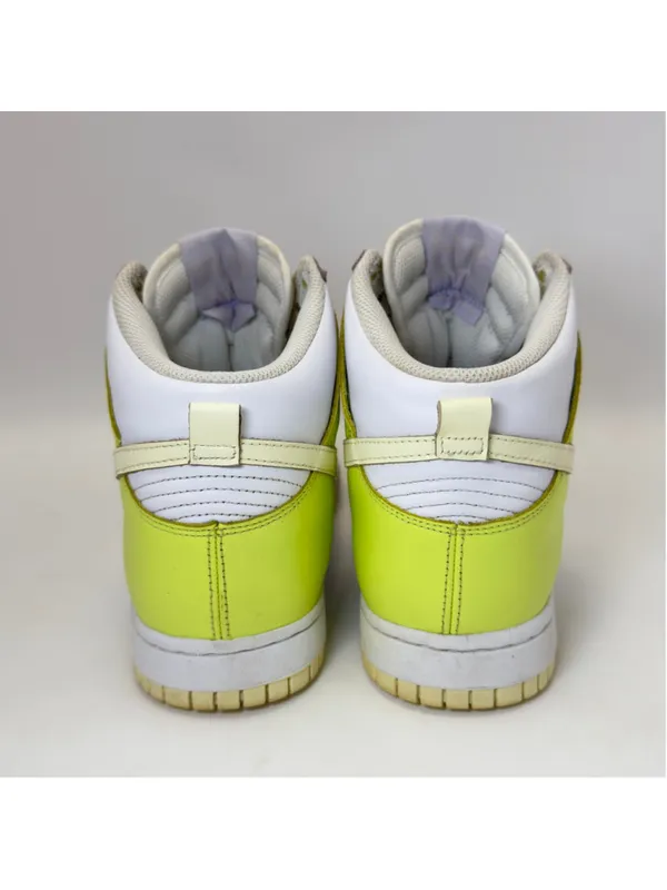 Women's Nike Dunk High Sneakers Size 9.5 White Yellow Pink Purple DD1869-108 - Image 3