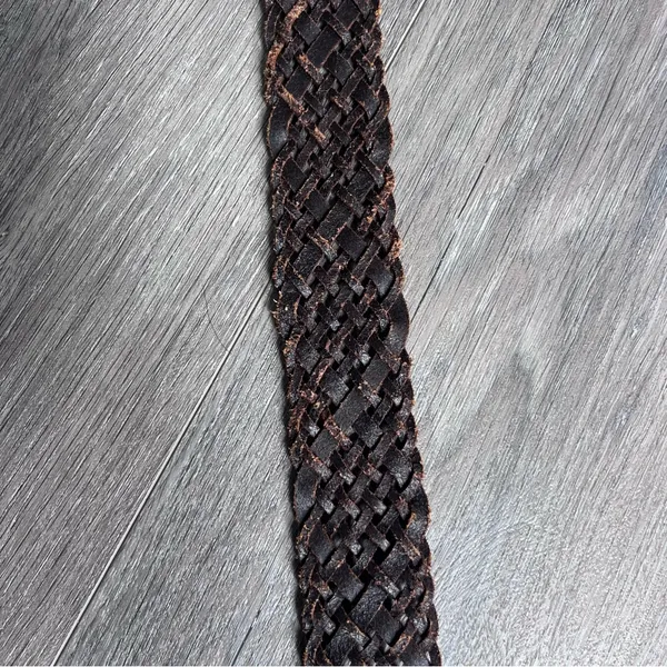 Source Unknown Women’s Brown Braided Leather Belt Western Boho Festival - Image 8