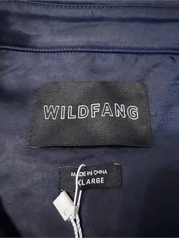 Wildfang The Empower Satin Midi Dress - Navy Satin with Mint Trim - NWT - Sz XL - Image 11
