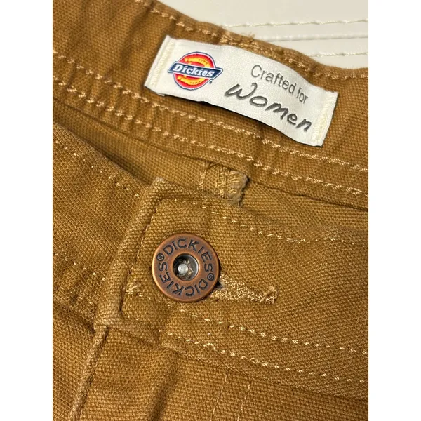 Dickies Women's FLEX Relaxed Fit Duck Carpenter Pants size 8 - Image 6